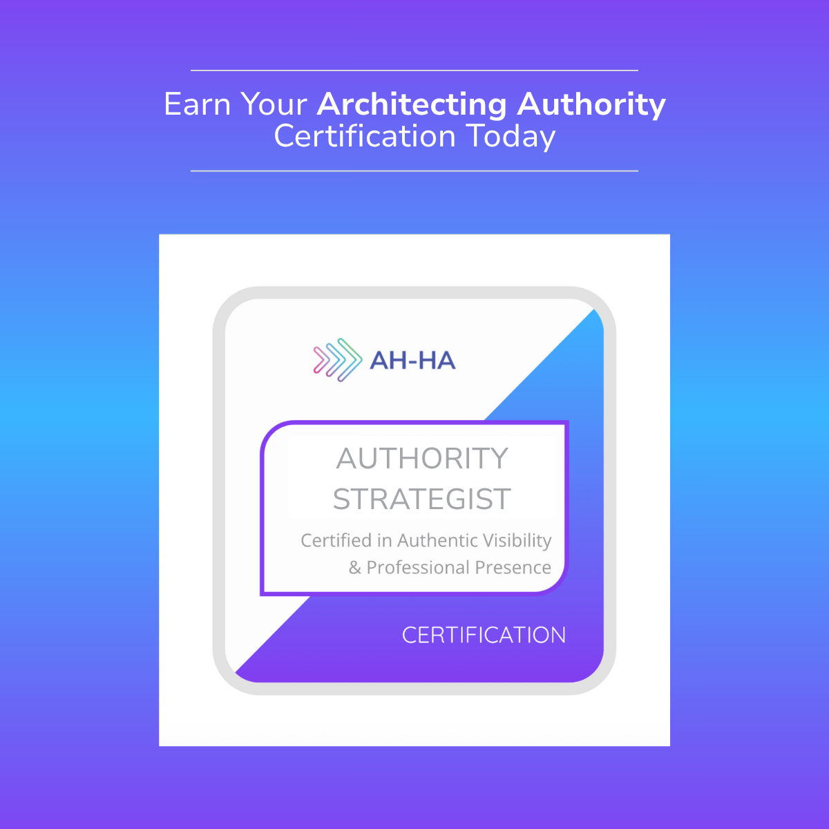 Architecting Authority Badge Architecting Authority Badge